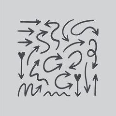 Minimalist Arrows for Card, book, childbook any other Design