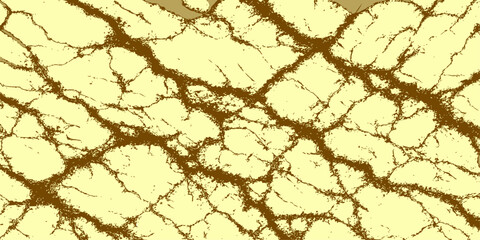 Dry and cracked earth with an abstract pattern of bark-like textures from a parched desert landscape