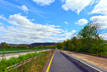 A66 bei Gelnhausen, Hessen (Fahrtrichtung Fulda)