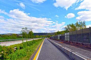 A66 bei Gelnhausen, Hessen (Fahrtrichtung Fulda)