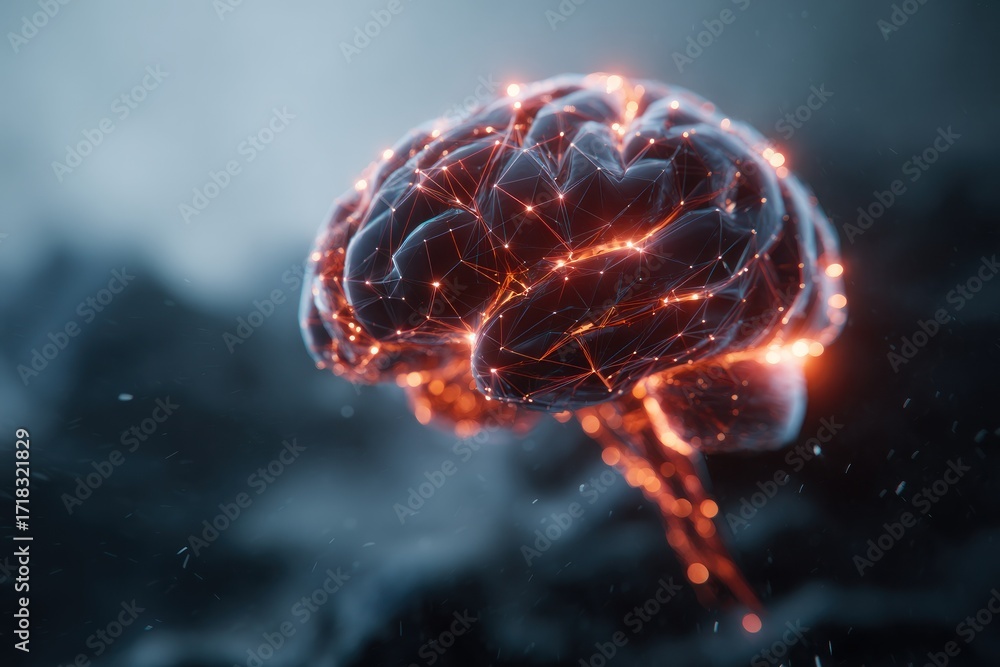 Poster Illuminated Brain: A Digital Visualization of Neural Networks