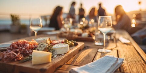 Sunset Appetizers:Friends Gather 'Round