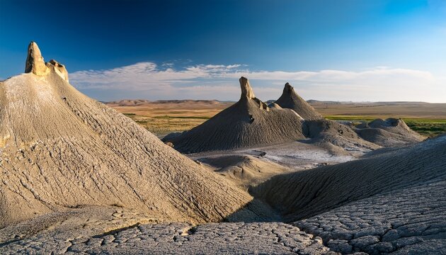 Mud Volcanoes Of Gobustan Near Baku Azerbaijan