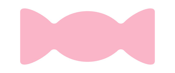 Sticker candy shape pink space