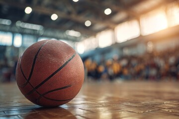 Basketball on the Court: A Moment of Quiet Before the Game