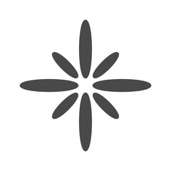 Black star sparkle y2k element