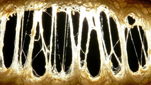 Delicious molten cheese stretching with stringy texture, showing food preparation and cooking.