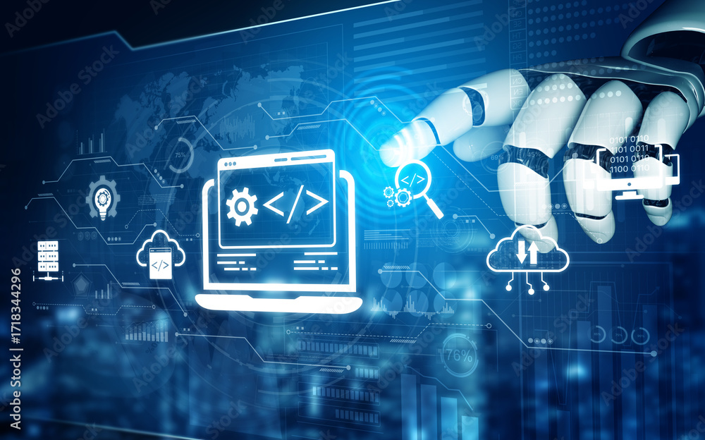 Aufkleber ai streamlines web development with smart coding tools, interface automation, and futuristic design 