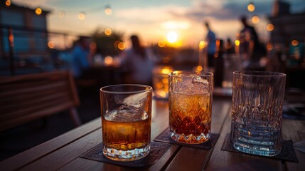 Sunset Rooftop Drinks: Golden Hour Cocktails