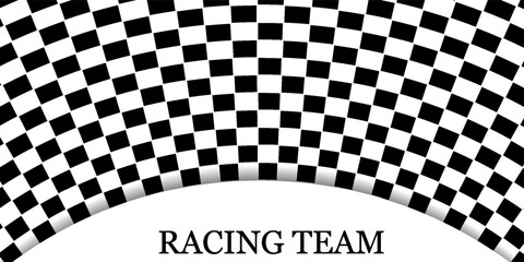 Checkered flag. Race background. Racing flag, race pattern. Banner seamless chessboard, checkerboard texture. Wide checker background vector eps 10
