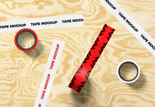 View From Above Tape Mockup
