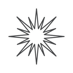 Star burst shining y2k element