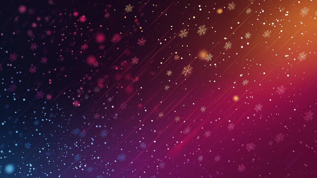 Gradient purple Christmas technology background vector featuring glowing circuits, digital snowflakes, and futuristic festive light effects.