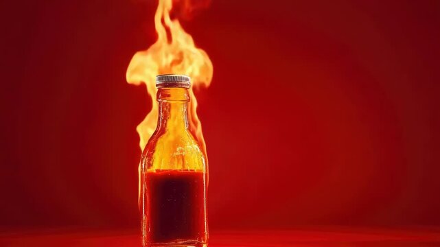 Hot Sauce Bottle