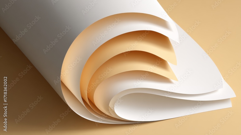 Poster warm beige and light brown tones blend together in a smooth gradient to produce a background with a 