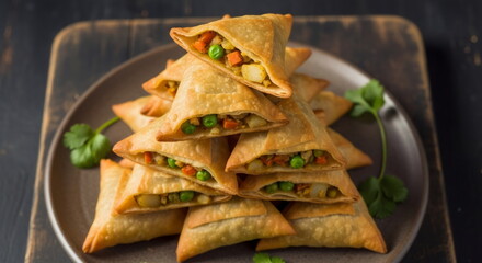 Crispy and Delicious Indian Samosas with Vegetables