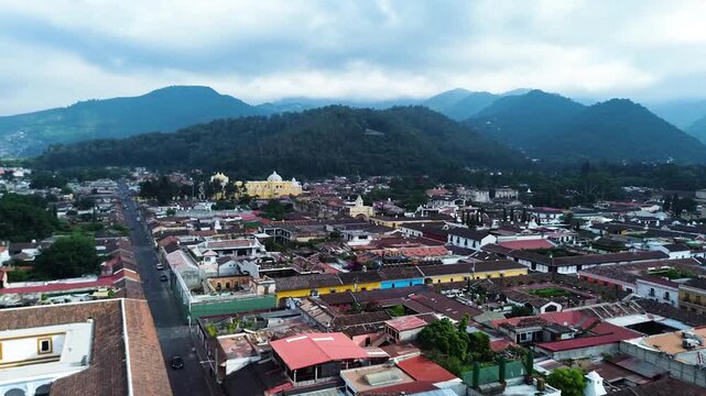 Ciudad colonial m&aacute;gica Antigua
