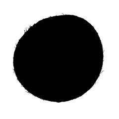 Black silhouette of a kiwi fruit against a white background showcasing its unique texture and shape for foodrelated designs