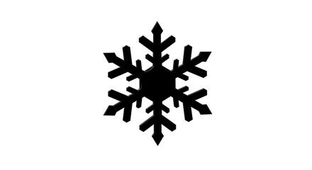 Simple snowflake design