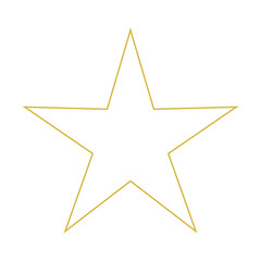 Obraz premium Golden Star Icon. Star Symbol For Designs.