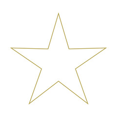 Obraz premium Golden Star Icon. Star Symbol For Designs.