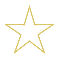 Golden Star Icon. Star Symbol For Designs.