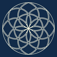 Fototapeta premium abstract blue sphere