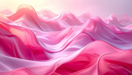 Fototapeta premium Hintergrund pinke Wellen