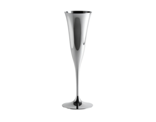 Elegant, polished champagne flute