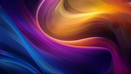 Obraz premium Abstract Colorful Background With Wavy Shapes And Gradient Effect Design