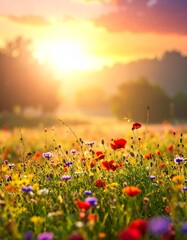 Sommerliche Blumenwiese