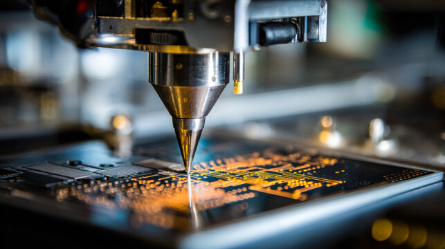 Precision manufacturing of a circuit board with advanced laser technology