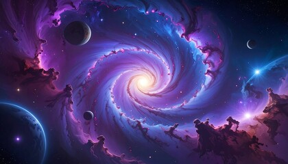 Cosmic swirl galaxy