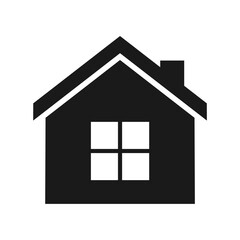 House icon vector illustration home symbol.