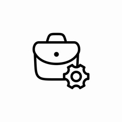 portfolio settings icon sign vector