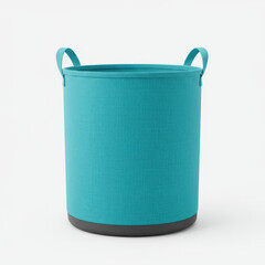 laundry basket isolated on white background