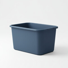 laundry basket isolated on white background