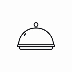 food plate icon sign vector