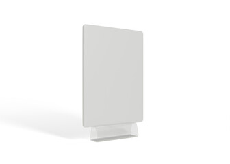 QR Code Stand Mockup for Branding and Marketing