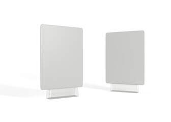 QR Code Stand Mockup for Tabletop Display