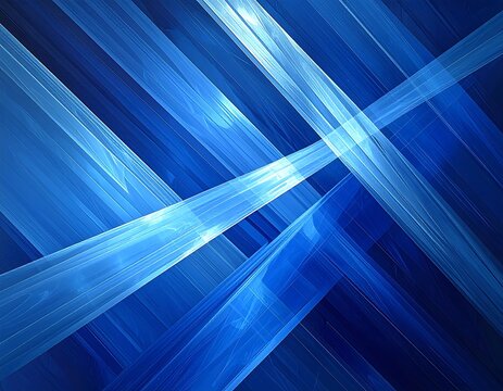 Abstract blue intersecting lines