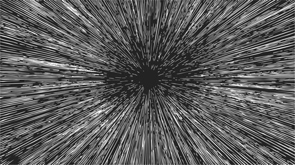 Obraz premium Starburst explosion sketch hand drawn radial lines abstract background — stock vector