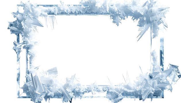 Ice crystalline frame