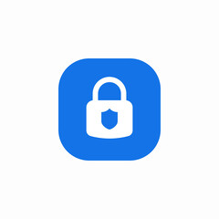 lock protection icon sign vector