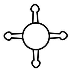 Minimal Abstract Symbol with Four Extensions