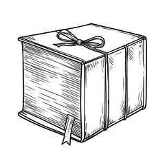 Hand-drawn vintage book