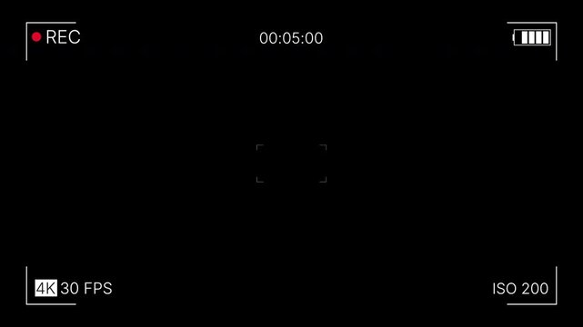 Camera Screen Recording Overlay Animation