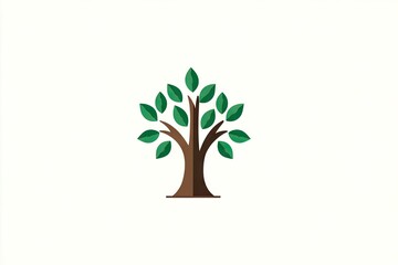 Obraz premium Stylized graphic of a tree.