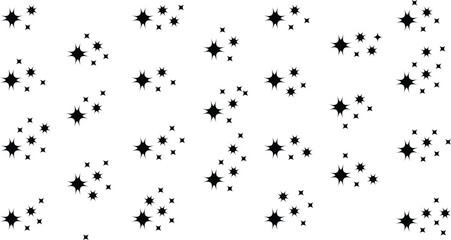 Sparkle Star Icon Set | Abstract Shine and Glitter Icons | Vector Star Shapes & Sparkles Illustration