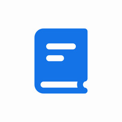 book knowledge icon sign vector